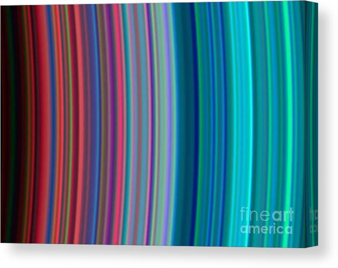 Science Canvas Print featuring the photograph Saturns B And C Rings by Science Source
