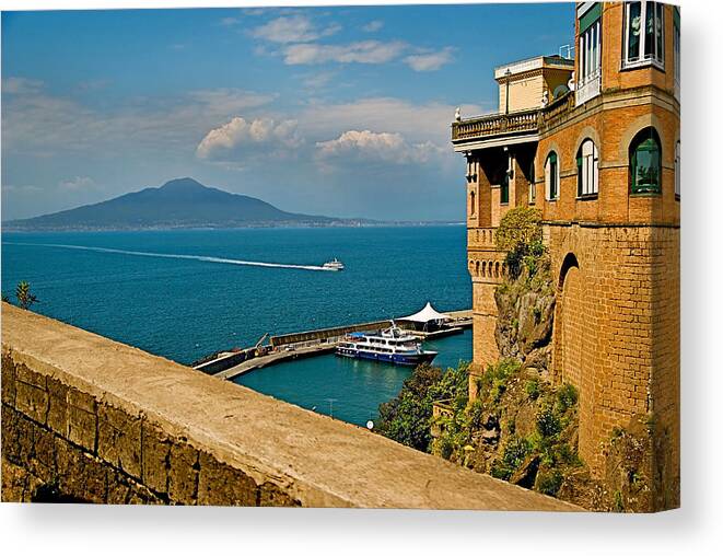 Naples Canvas Print featuring the photograph Sorrento Italy by Will Wagner