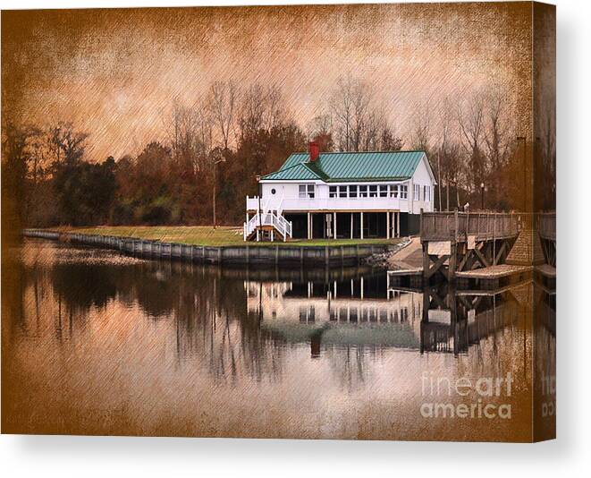 Architecture Canvas Print featuring the photograph Southern Living by Kathy Baccari