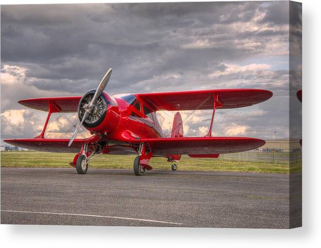Staggerwing Canvas Print featuring the photograph Staggerwing by Jeff Cook