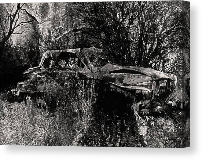 Studebaker Canvas Print featuring the photograph Studebaker Reclamation 2 by Jim Vance