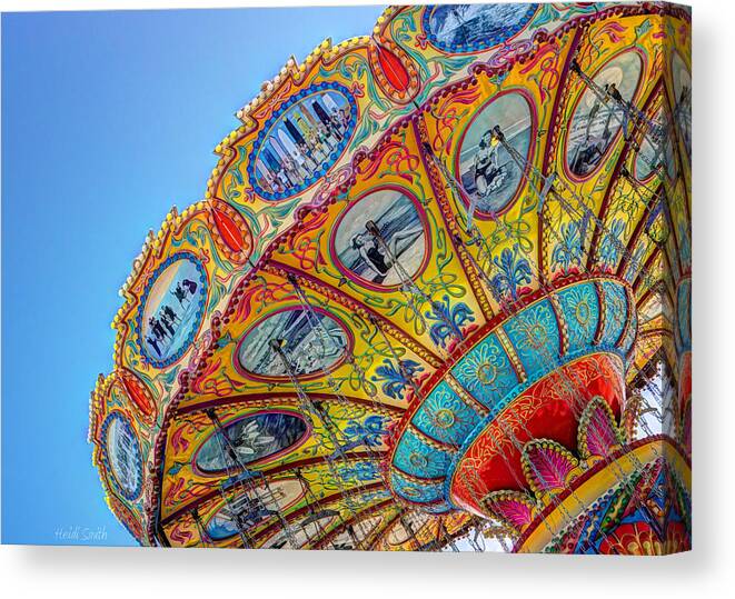 Abstract Canvas Print featuring the photograph Summertime Classic by Heidi Smith