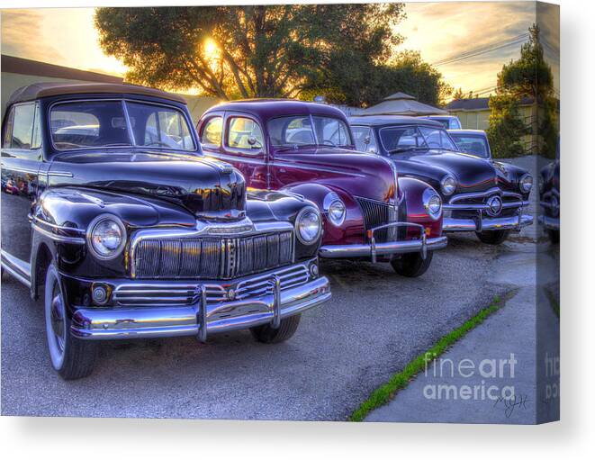 Car Canvas Print featuring the photograph Sunday Drive by Mathias 