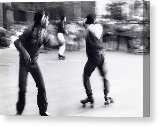 Roller Skate Canvas Print featuring the photograph Swirl by Steven Huszar