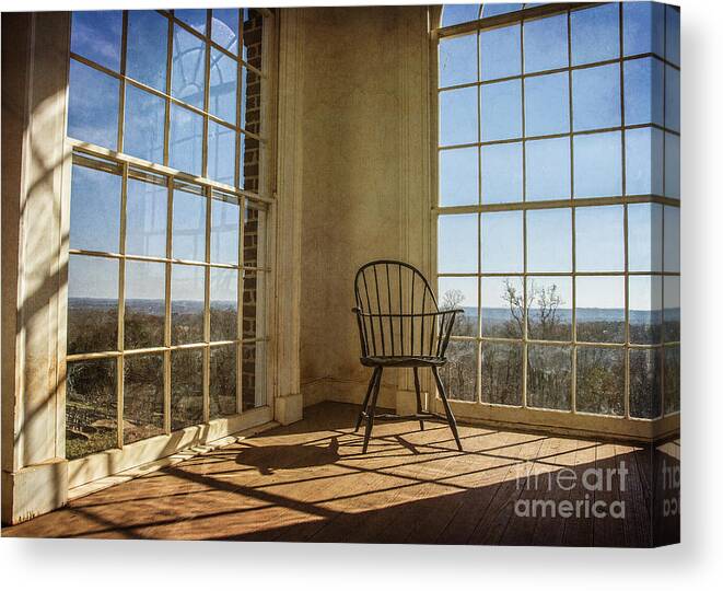 Take A Seat Canvas Print featuring the photograph Take a Seat by Terry Rowe