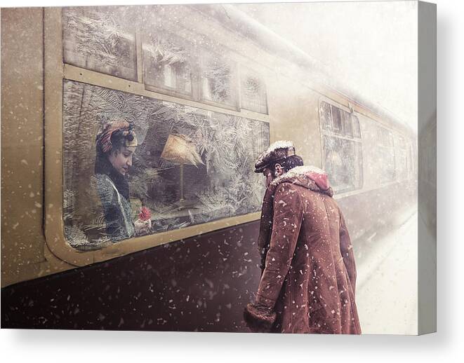 Vintage Canvas Print featuring the photograph Take Care by Stanislav Hricko