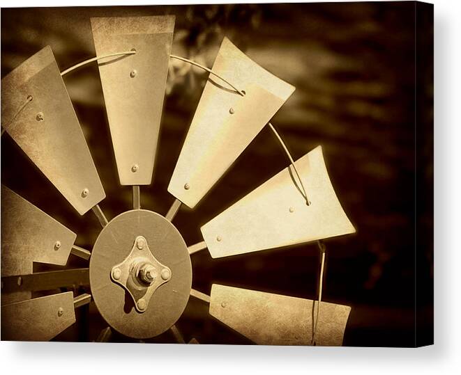 Windmill Canvas Print featuring the photograph Texas Windmill by Elizabeth Budd