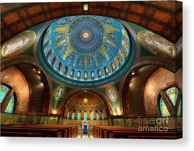 Lakewood Cemetery Canvas Print featuring the photograph The Amazing Lakewood Cemetery Minneapolis by Wayne Moran