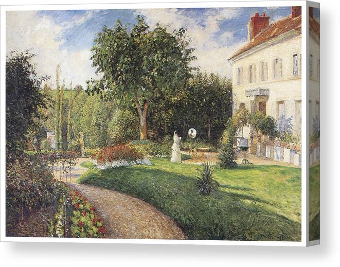 The Garden Of Les Mathurins At Pontoise Canvas Print Canvas Art