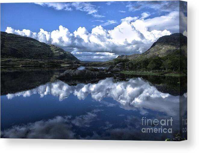 The Lakes Of Killarney Canvas Print featuring the photograph The lakes of Killarney by Joe Cashin