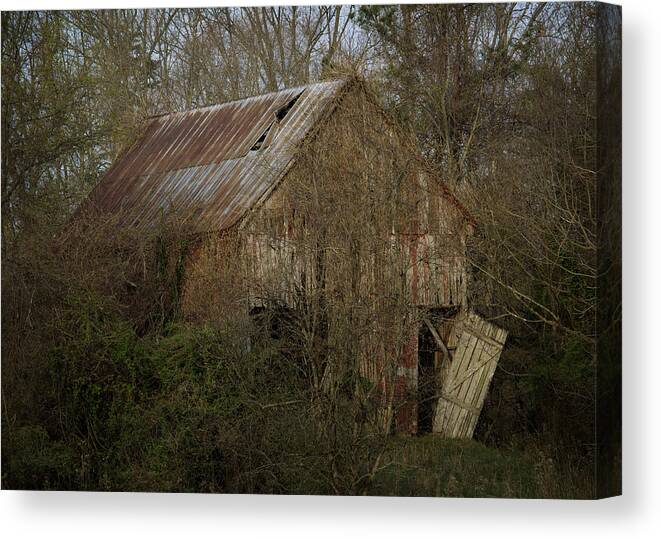 Red Barn Canvas Print featuring the photograph To Be Versed in Country Things by Rebecca Sherman
