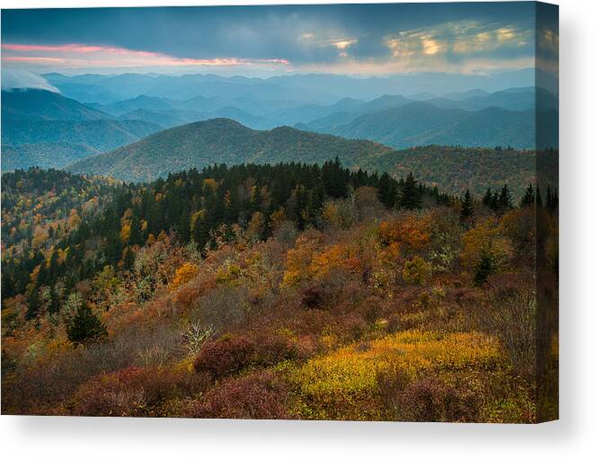 Asheville Canvas Print featuring the photograph Touch of Yellow by Joye Ardyn Durham