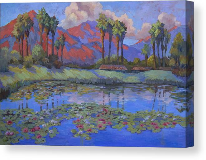 Tranquility Canvas Print featuring the painting Tranquility by Diane McClary