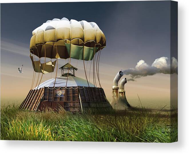 Surreal Canvas Print featuring the photograph Untitled by Radoslav Penchev