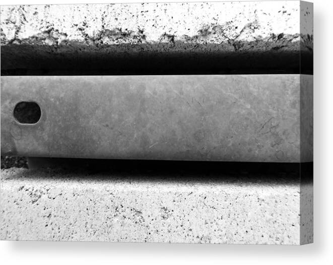 Concrete Canvas Print featuring the photograph Urban Layers 3 by Laurie Tsemak