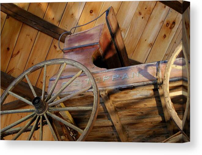 Wagon Canvas Print featuring the photograph Wagon by Lois Lepisto