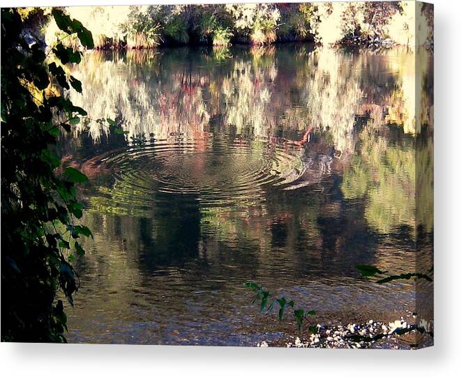 Rogue River Canvas Print featuring the photograph Wishing Labyrinth by Marie Neder