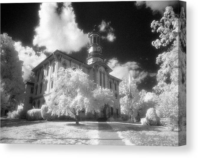 Courthouse Canvas Print featuring the photograph Wyoming County Courthouse by Jim Cook