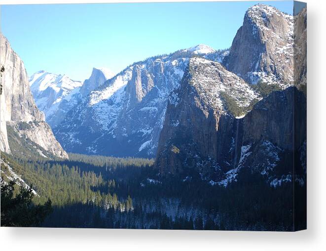 Half Dome Canvas Print featuring the photograph Yosemite Valley by Richard Hinger