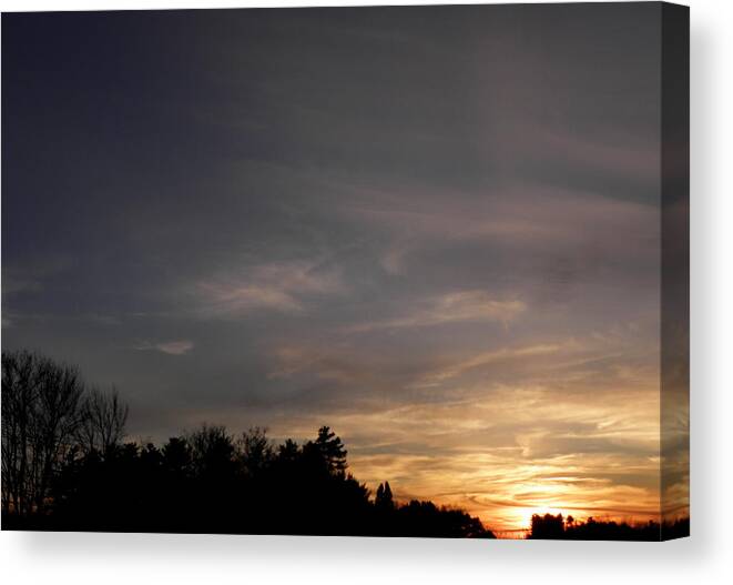Sundown Canvas Print featuring the photograph Captured Forever #1 by Kim Galluzzo