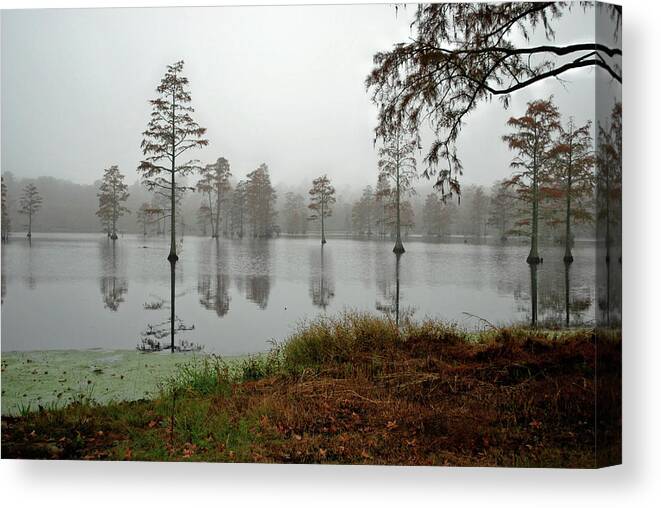 Lake Canvas Print featuring the photograph Early morning on the Lake #1 by Bill Hosford