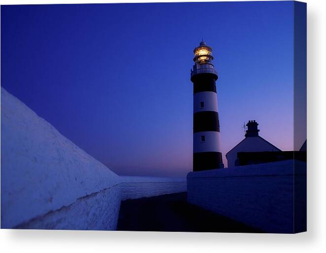 Architecture Canvas Print featuring the photograph Old Head Of Kinsale, County Cork #2 by Richard Cummins