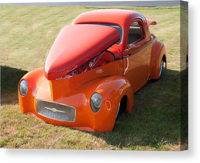 1941 Willys Canvas Print featuring the photograph 41 Willys Coupe by Guy Whiteley