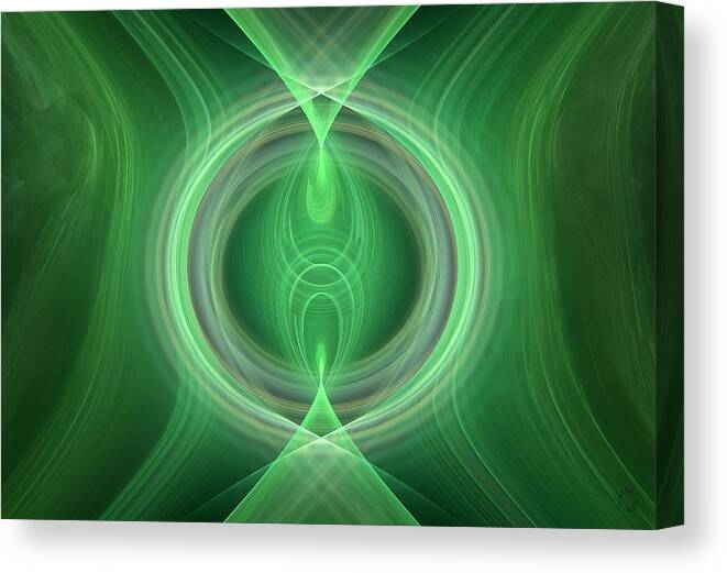 Abstract Art Canvas Print featuring the digital art 719 by Lar Matre