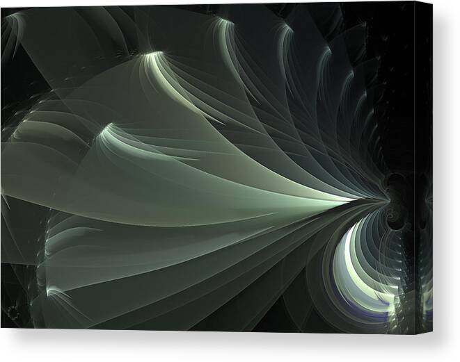 Abstract Art Canvas Print featuring the digital art 750 by Lar Matre