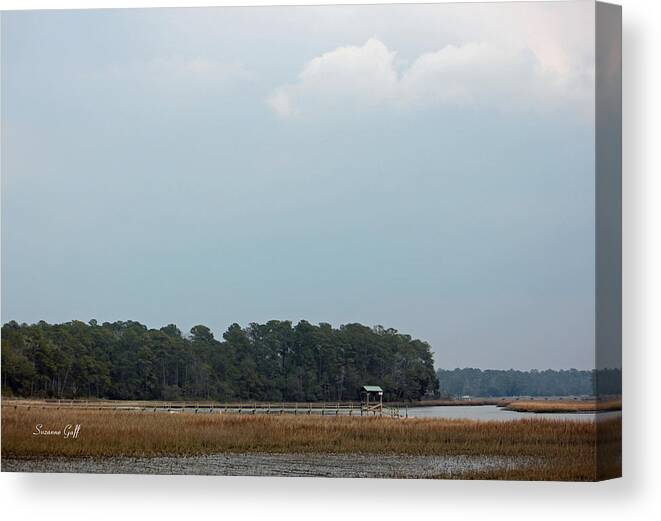 Landscape Canvas Print featuring the photograph A Carolina Scenic by Suzanne Gaff