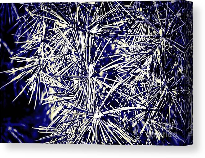 Spring Canvas Print featuring the digital art Abstract nature 3 by Fran Woods