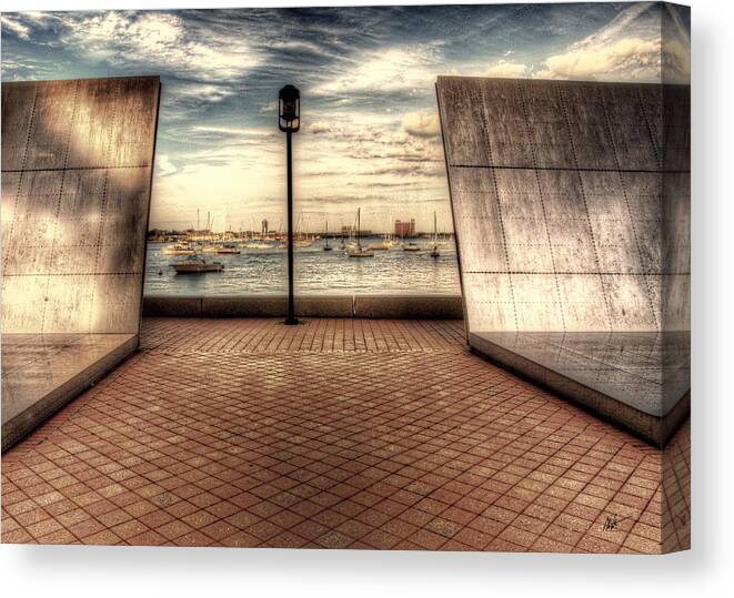 Boston Canvas Print featuring the photograph Boston - David von Schlegell - Untiltled by Mark Valentine