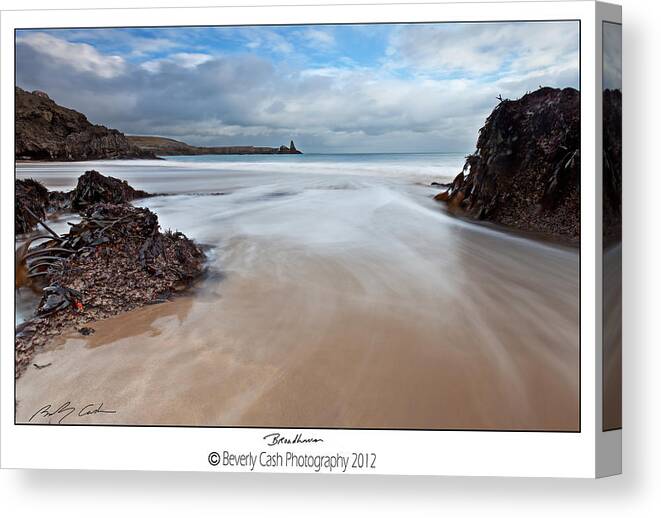 Broadhaven Canvas Print featuring the photograph Broadhaven by B Cash