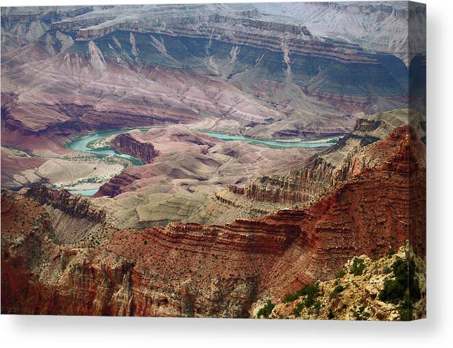 Landscape Canvas Print featuring the photograph Grand Canyon by Bill Hosford