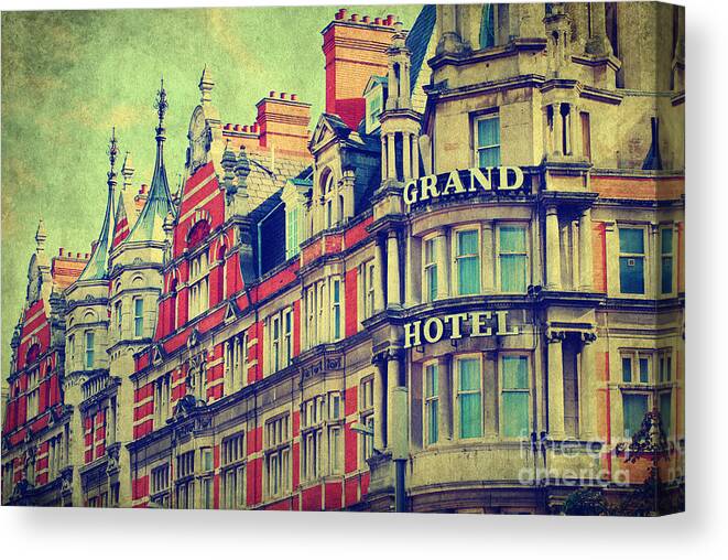 Yhun Suarez Canvas Print featuring the photograph Grand Hotel by Yhun Suarez