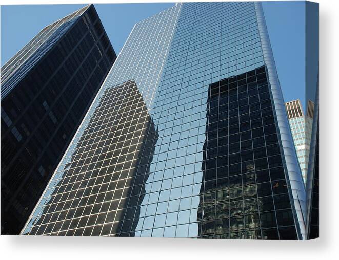 Window Canvas Print featuring the photograph How many towers by Richard Bryce and Family