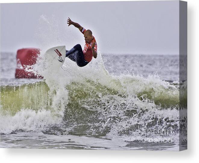 Surf Canvas Print featuring the photograph Kelly Slater No.2 by Scott Evers