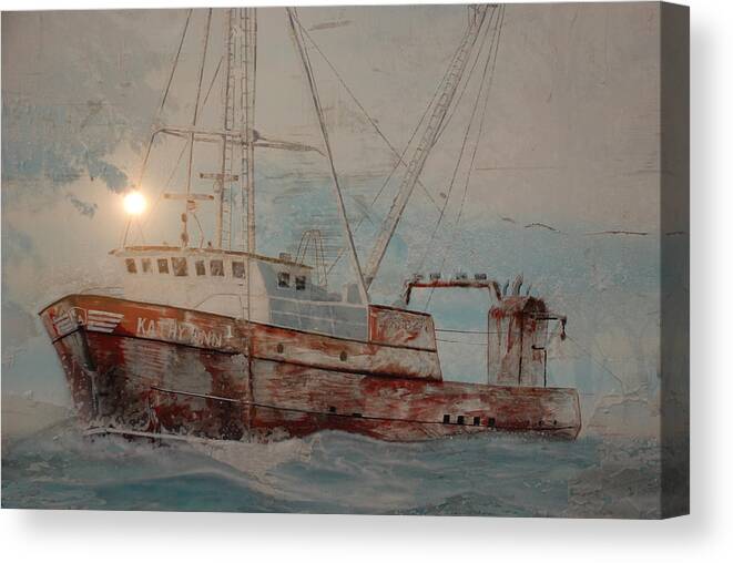 Lost Canvas Print featuring the photograph Lost At Sea by Jim Cook