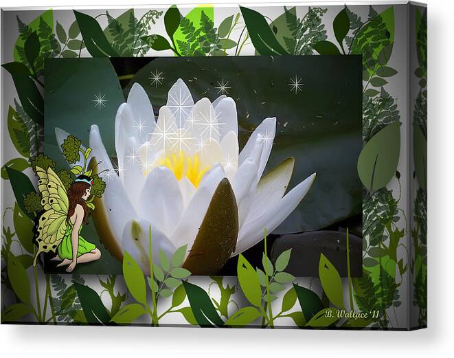 2d Canvas Print featuring the photograph Magic Flower by Brian Wallace