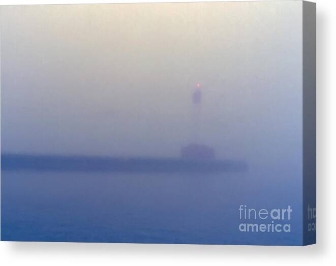 Lighthouse Canvas Print featuring the photograph Oakville Lighthouse by Kathi Shotwell