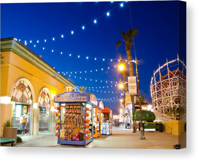 Belmont Park Canvas Print featuring the photograph Ode to Youth by Margaret Pitcher