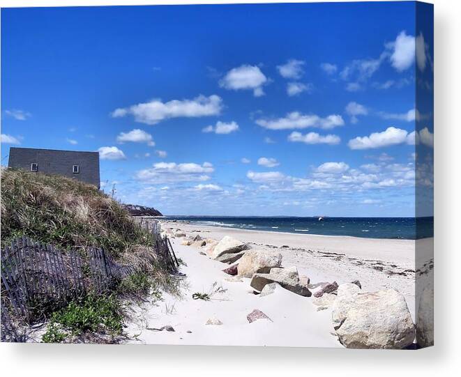 Beach Canvas Print featuring the photograph On White Horse Beach by Janice Drew