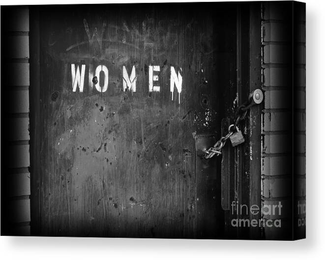 Women Canvas Print featuring the photograph Oppression by Luke Moore