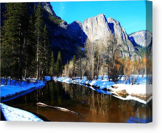 Yosemite Canvas Print featuring the photograph Over the Meadow by Phil Cappiali Jr