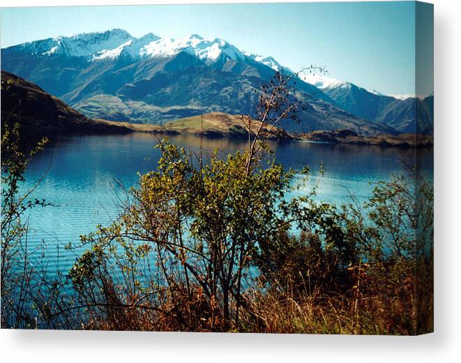 New Zealand Canvas Print featuring the photograph Queenstown by Jackie Sherwood