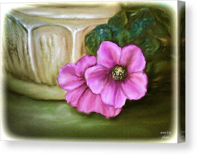 Floral Canvas Print featuring the photograph Still Life by Bonnie Willis