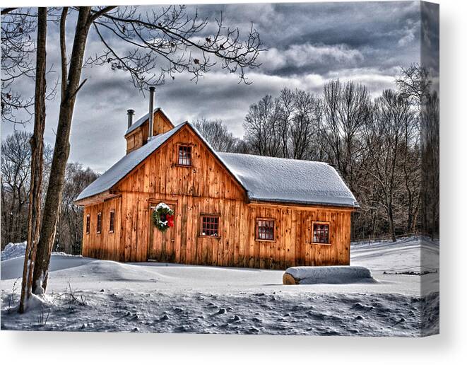 Conway Canvas Print featuring the photograph Sugar Shack by Fred LeBlanc