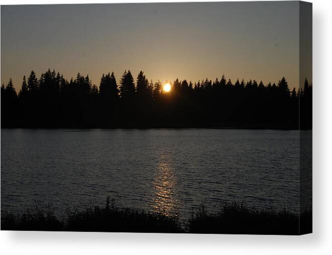 Summer Canvas Print featuring the photograph Summer Sunset by Michael Merry