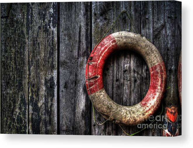 Photography Canvas Print featuring the photograph The Life Saver by Yhun Suarez
