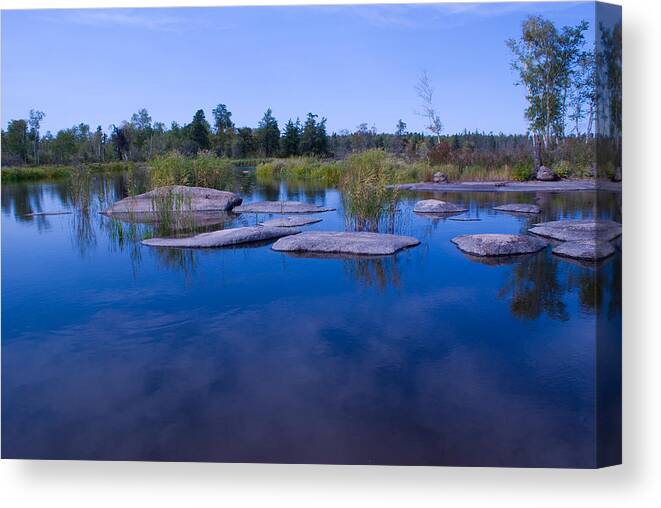 Trans Canada Trail Canvas Print featuring the photograph Trans Canada Trail Scenery by Jo Smoley